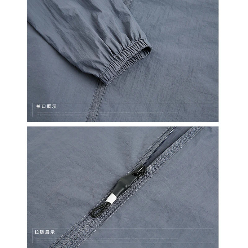 Summer Jackets Men Male Windbreaker Fishing Coats Father Ultrathin Sunscreen Jacket Youth Outerwearing Clohting Traveling Korean 250312