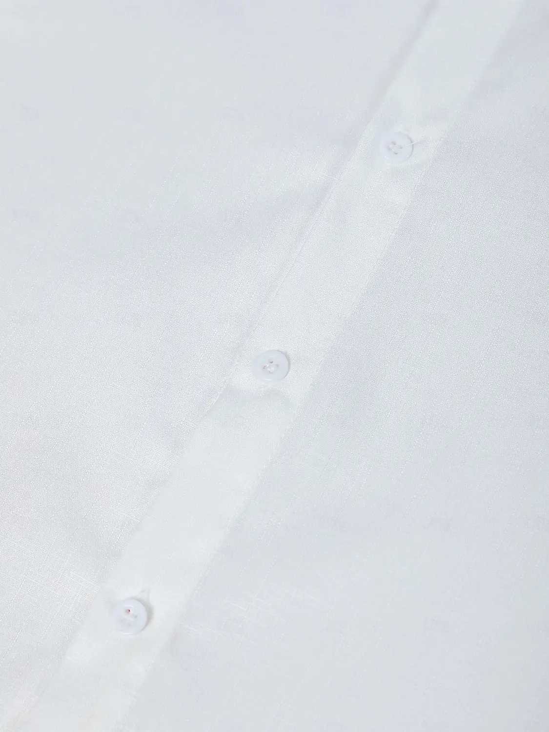 Mens Business and Leisure 3D Printed Linen Shirt Street Clothing Daily Clothing Spring/Summer Stand up Collar Long Sleeve White Pink Blue XS-6XL W2503