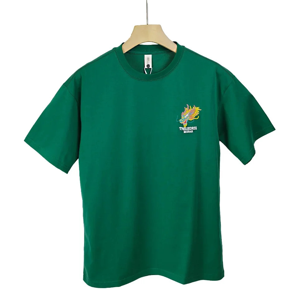 Summer Men Tshirt y of Printed Dragon Tee ONeck Extra Large Top Casual Loose Street Simple Personality Clothes 250312