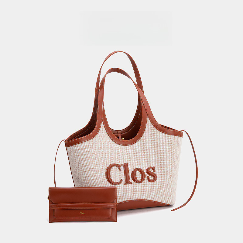2025 Spring summer High Quality Canvas Handbag Fashion Designer Trendy Large Capacity Crossbody Bag Commuter Outdoor Leisure Women s Underarm Bag Stor
