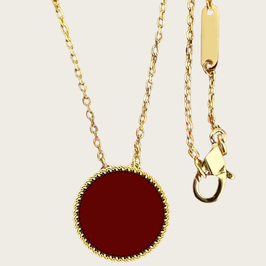 men necklace designer necklace designer for women necklaces women 18K gold fashion light luxury natural agate sweater Long chain high quality jewelry 