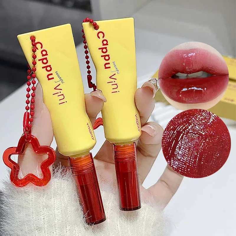 Mirror water liquid lipstick crystal jelly lipstick gloss moisturizing sexy lipstick lip gloss makeup lasting Korean cosmetics W250312