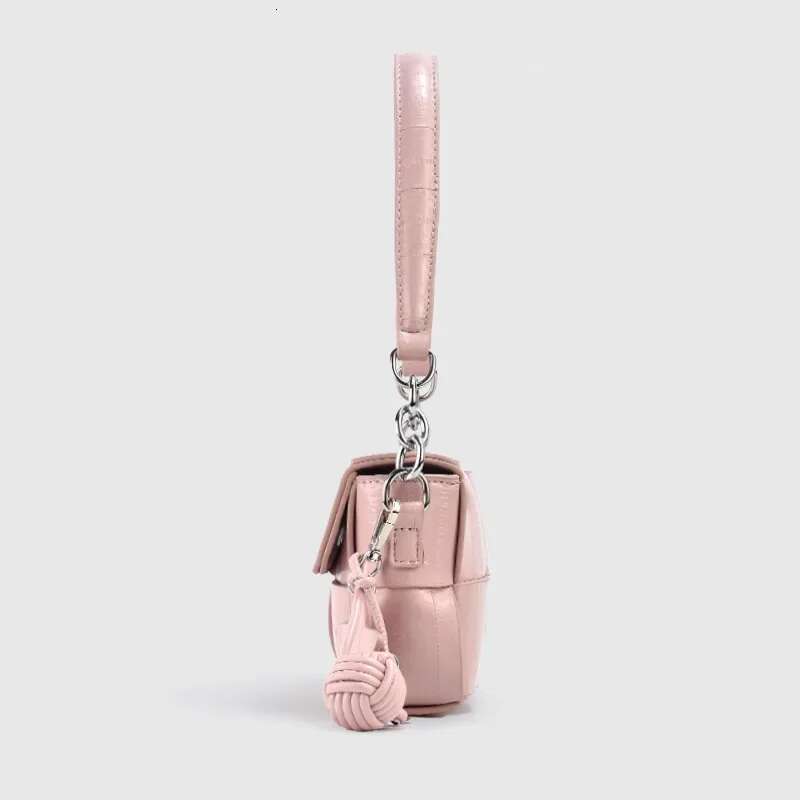 Women's New Mini Square Handbag Light High Grade Feeg Crossbody Weave Initial Summer Small Bag