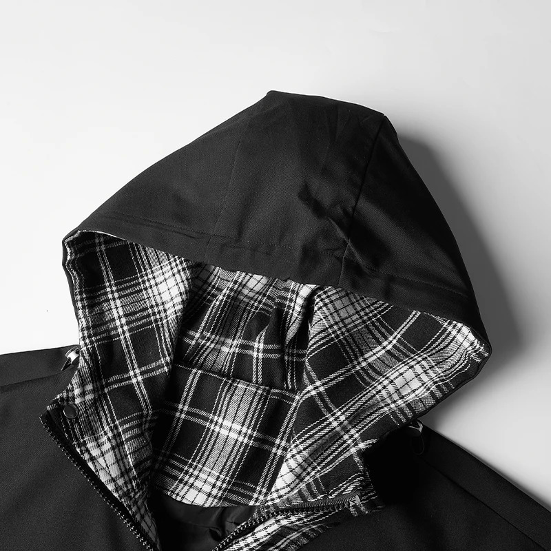 Spring and Autumn Mens Womens Outdoor Sports Mountain British Wind Storm Jacket Travel Leisure Fashion Reversible 250312