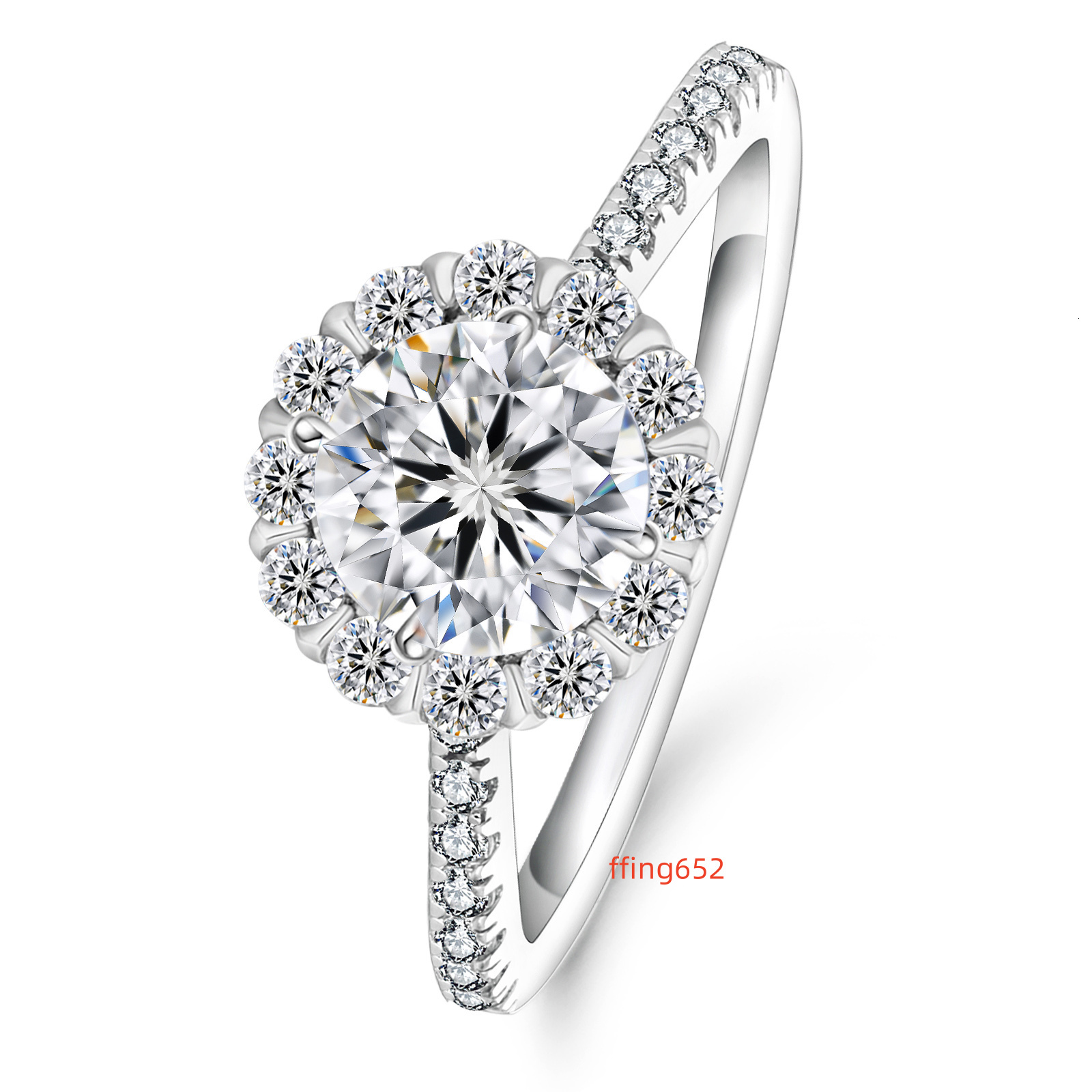 Elegant IGI Certified Lab-Grown Diamond Gold Engagement Ring 18K Real Gold Timeless Design Women Jewelry Wedding Promise Ring