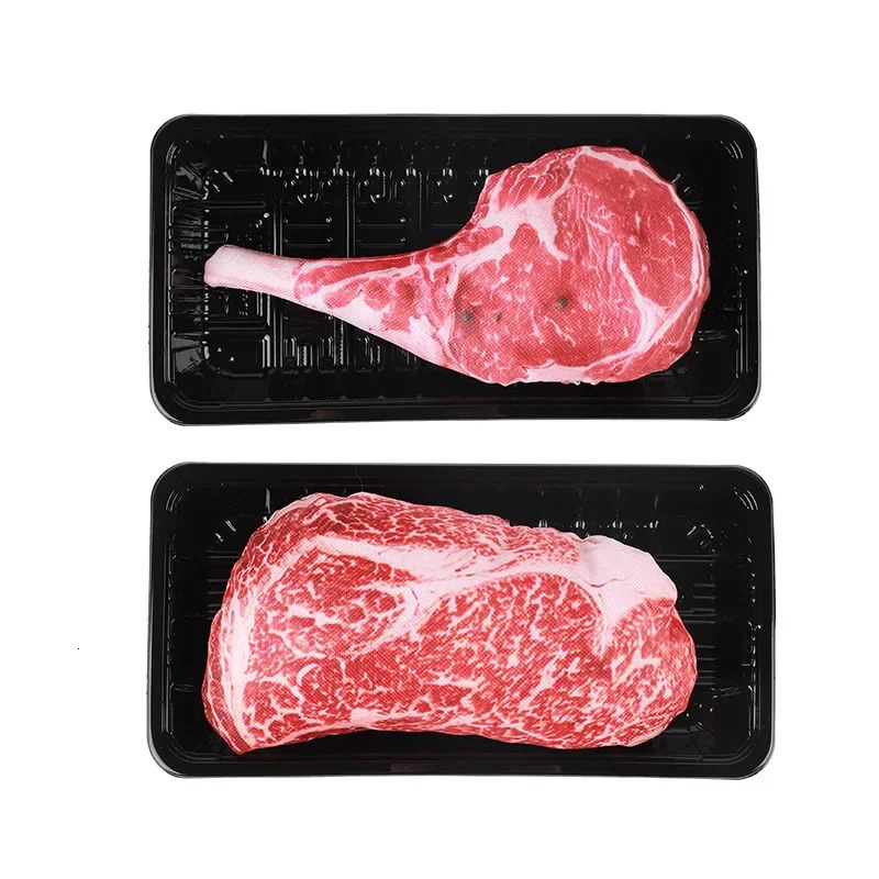 Simulated Steak Chew Toy Bite Resistant Squeaky Dog Cat Pets Products Honden Speelgoed 250311