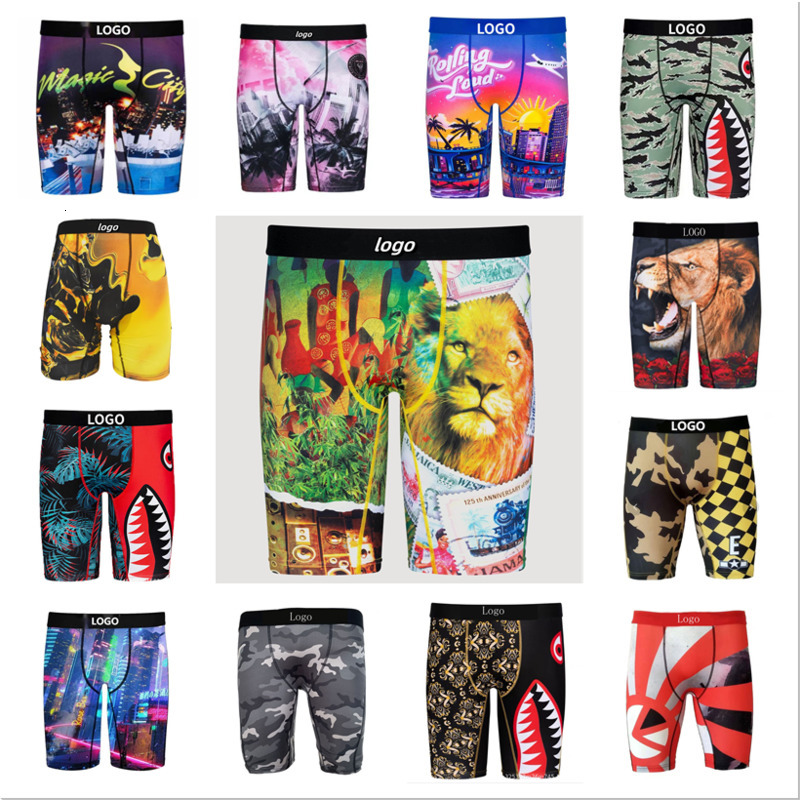 Designer Mens Shorts With Bags Sports Underpants Branded Male Summer Plus Size Underwear Boxers Briefs Soft Breathable