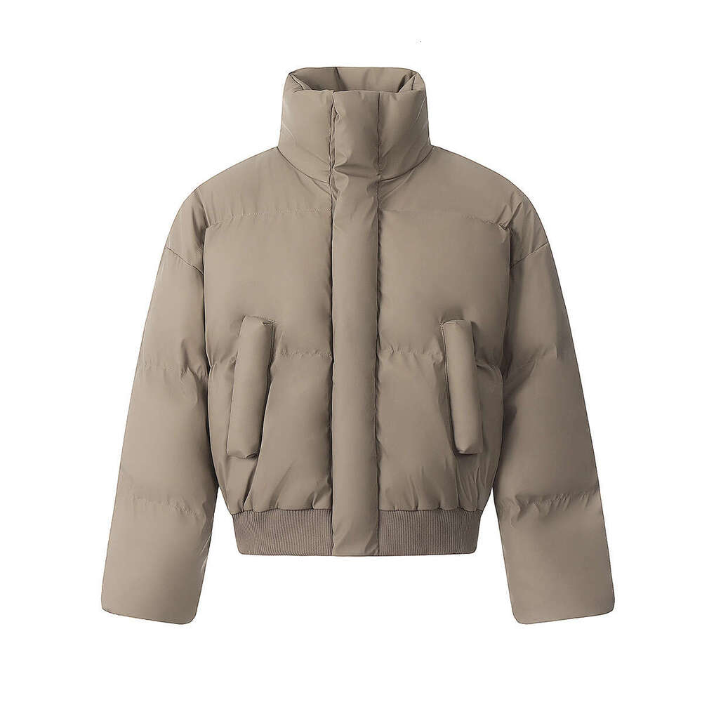 Jiayiku Trendy Brand 2024 New Winter Warm Bread Short Jackets American Cotton Clothes Men And Women