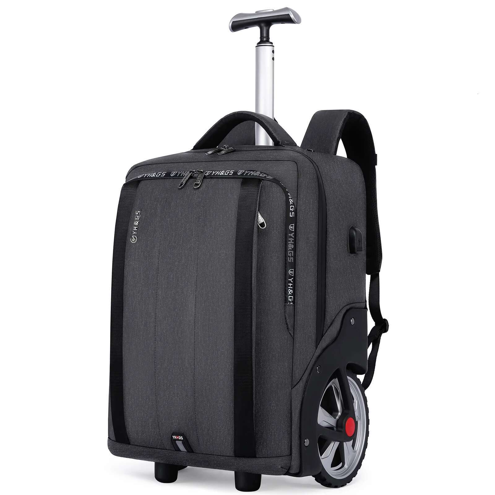 On Wheels Trolley Backpack Business Large Travel Suitcase Bag Waterproof Rolg Lage For Women Men Teens