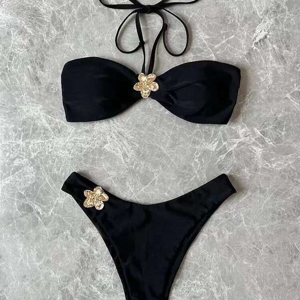 Micro Bikini 2025 sexy womens swimsuit push up swimsuit sexy bikini set Brazil Biquini womens swimsuit starfish beach suit 250109