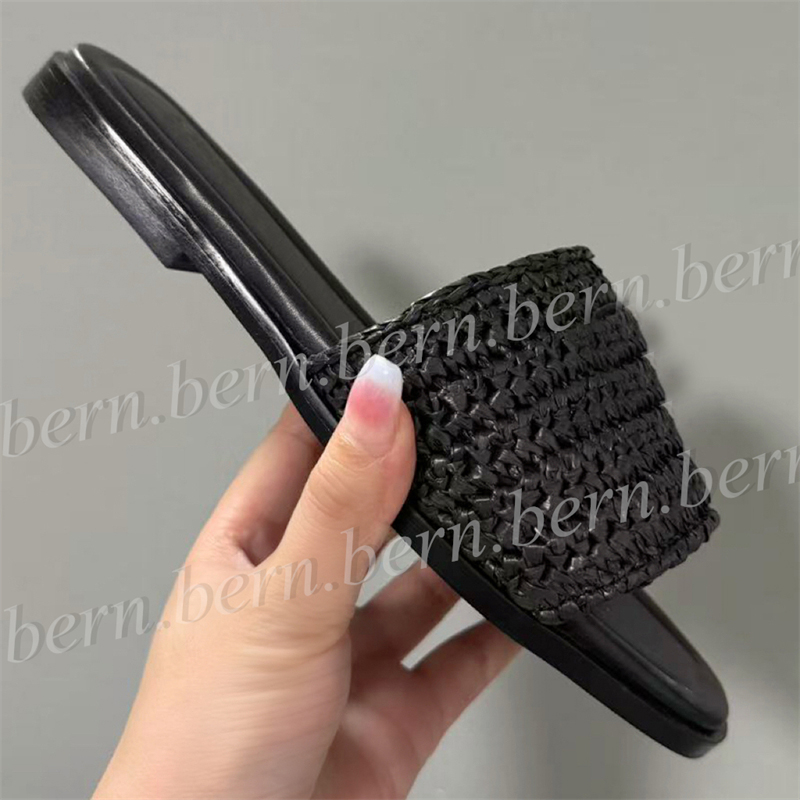 Premium/OK Quality Fashion Women's Grass Woven Sandals Beach Slides Slippers Shoes for Women