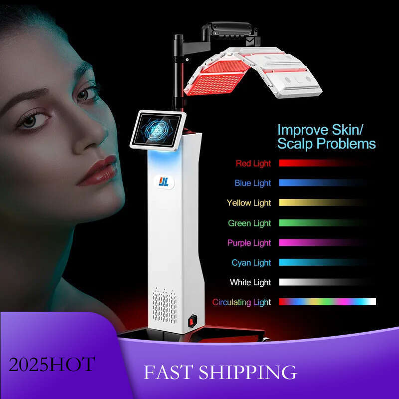 Good New Arrival 7 Colors Led Pdt Machine Pdt Led Facial Light Therapy Machine 7Color Pdt Photon Led Light Th