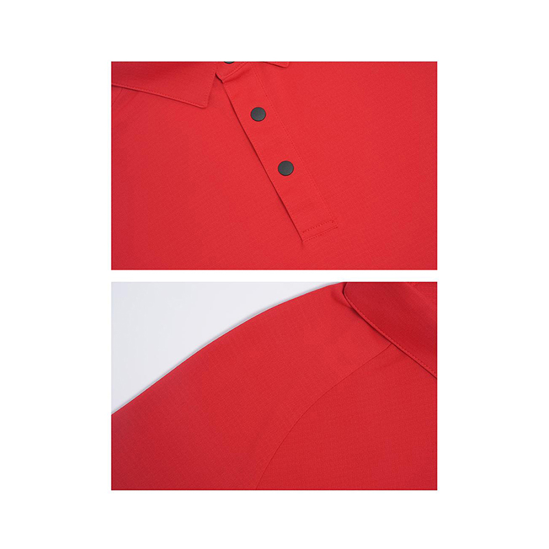 Men's and women's fashion sports Polo shirt neckline V-neck short-sleeved casual sweatshirt, dry fit, moisture wicking DX-WST409