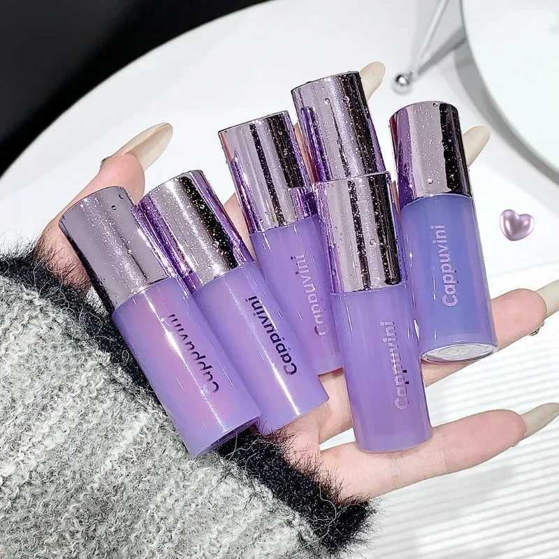 Mini Smoked Punk Dark Purple Brown Lip Gloss Lasting Moisturizing Red Water Light Lipsticks Tint Mirror Gloss Lips Glaze MakeupXJ250312