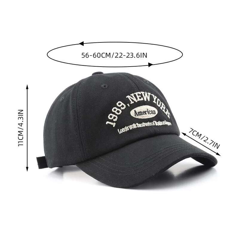 New Letters Embroidery Unisex Baseball Hats For Men Women Soft Cotton Snapback Cap Outdoor Sports Dad Trucker Hat