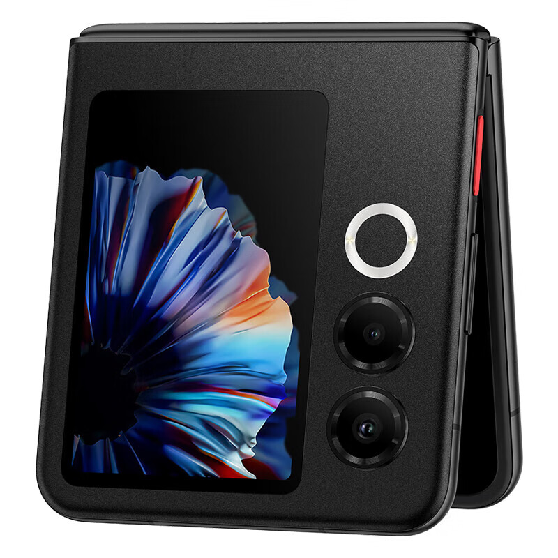 Original Nubia Flip 2 5G Foldable Mobile Phone 8GB RAM 256GB ROM Dimensity 7300X 50.0MP NFC Android 6.9" 120Hz AMOLED Folded Screen Face ID Finge