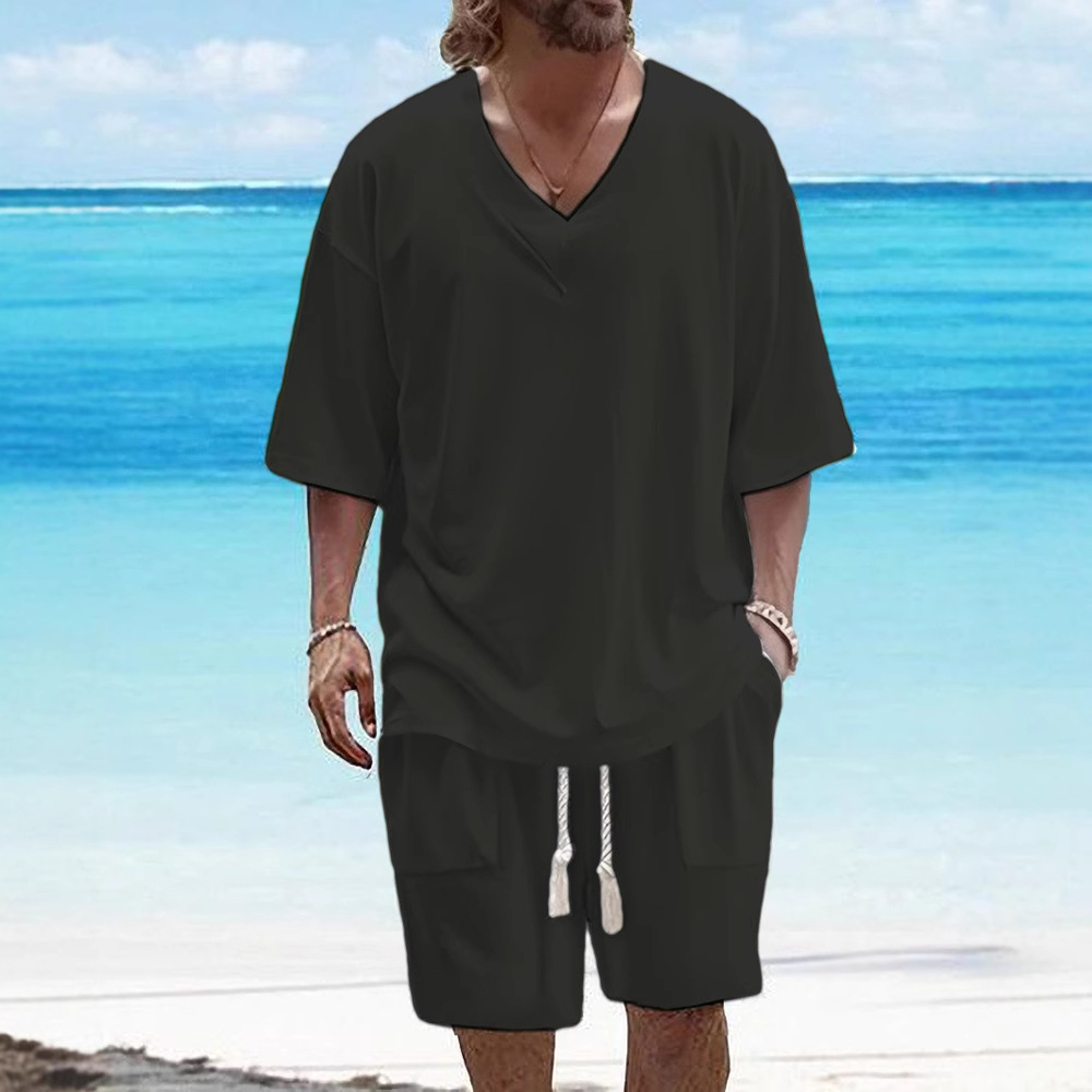 Summer Tracksuit Men Sports Set Casual Tracksuits Designer outfit for man mens track suit 2XL joggers pullover Two Piece Set Sports short Sleeve cloth