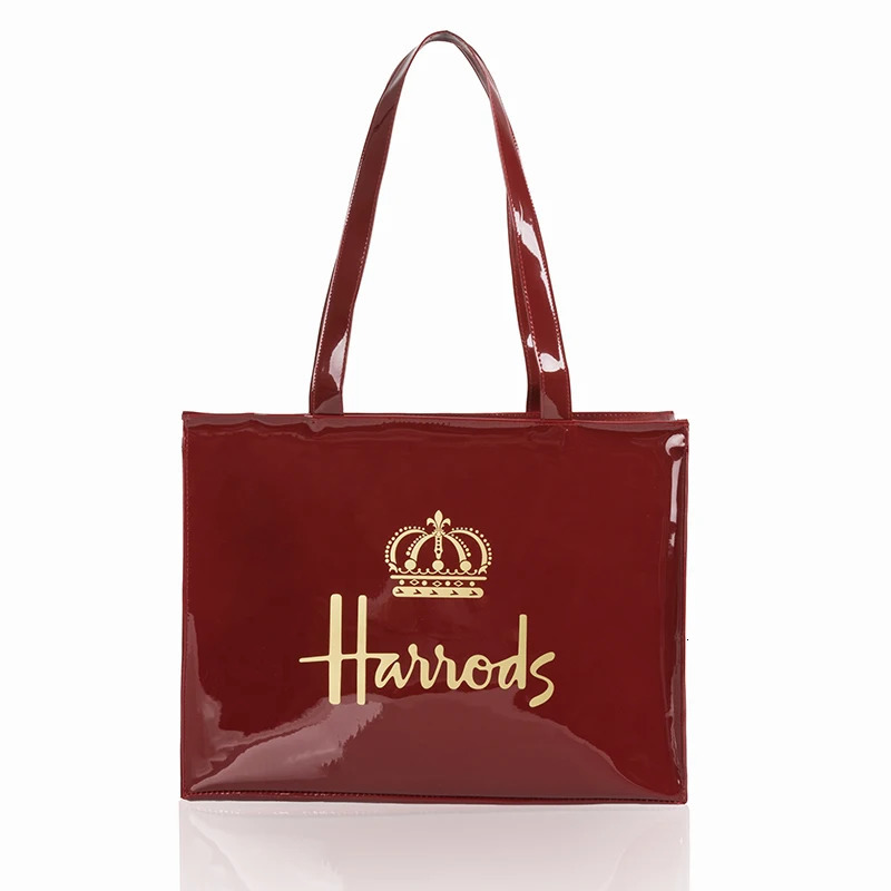 Fashion Womens PVC Shopping Bag Eco Shoulder Shopper Purse Summer Trend Tote Handbag for Daily 250305