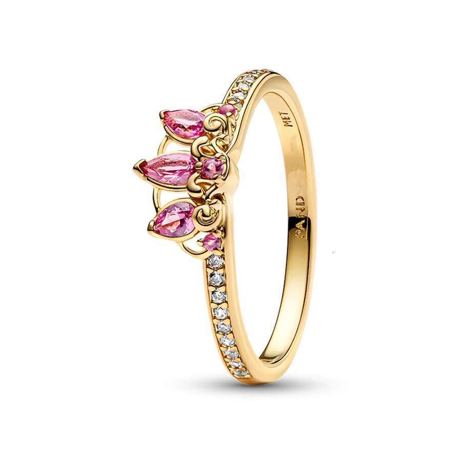 2025 New S925 Snake Jewelry Sterling Silver Princess Bow Heart Ring Women's Fashion Exquisite Gift Free Shipping