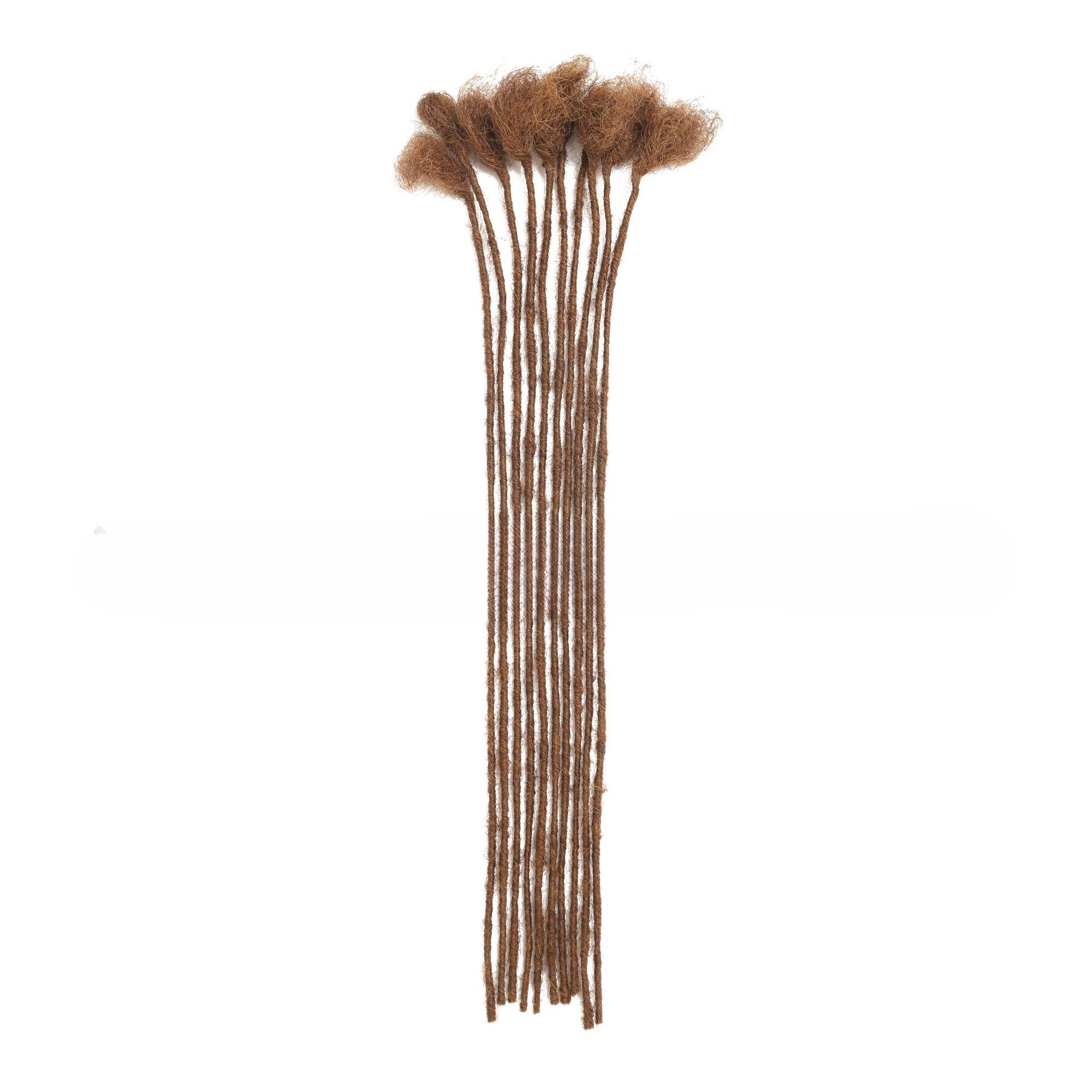 8-20 Inch Premium Handmade Human Hair Dreadlocks - Authentic African Hip Hop Style Braids for Men & Women - Soft Tangle-Free Reusable Protective Hairs