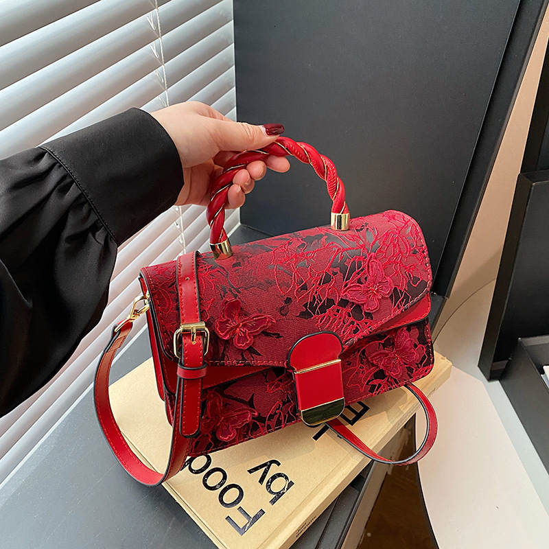 Women s Mini Bag 25 New Product Niche Designer High end Fashion Embroidery Woven Handbag Casual Shoulder Bag Crossbody Bag Trendy Wallet Storage Bag M