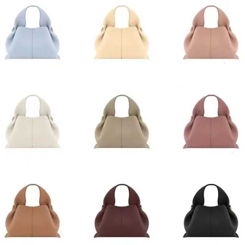 New Arrival Rainbow New Cloud Dumpling Soft Lunch Box Womens Genuine Leather Shoulder Bag Trend Brand Luxury Designer Handbag Fashion Bag T250312