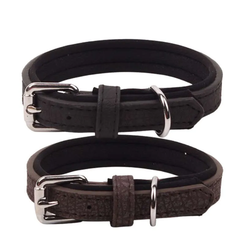 Leather Dog Best Collar Full Grain Heavy Duty Genuine Leather
