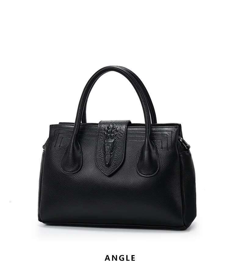 Women's Bags handbag Genuine leather handbag women's fashion bag premium brand top hand-held cowhide briefcase