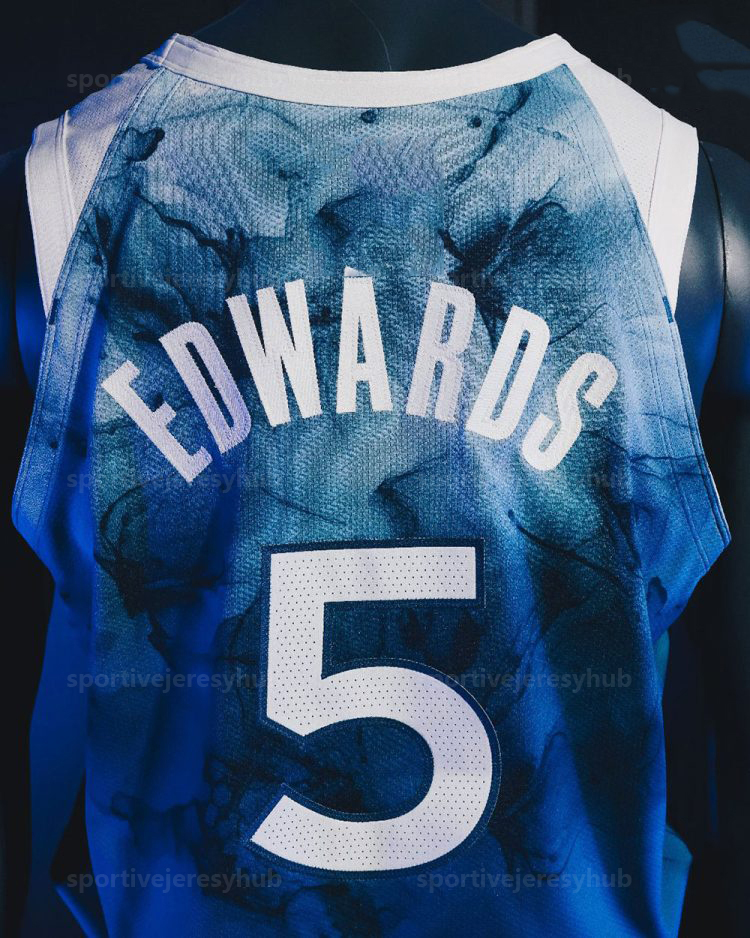 2025 Anthony Edwards Gobert Clark Custom Basketball Jersey Stitched Personalized Naz Reid DiVincenzo Hyland McDaniels Miller Reid Custom Any Number An