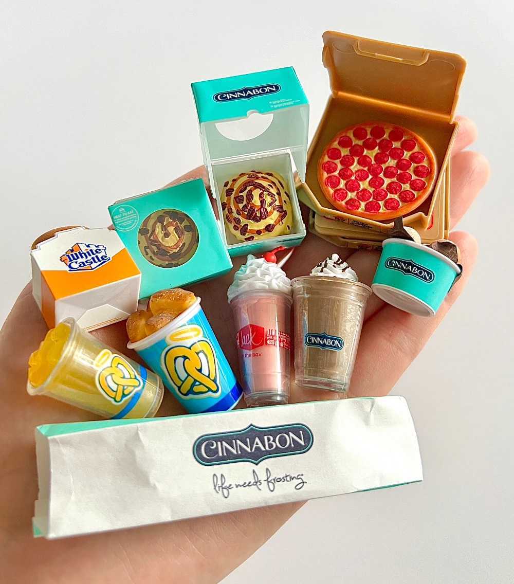 Real Miniature Fast Food Brands Collectible Toy 5 Mystery Brand Collector and Gift X250312