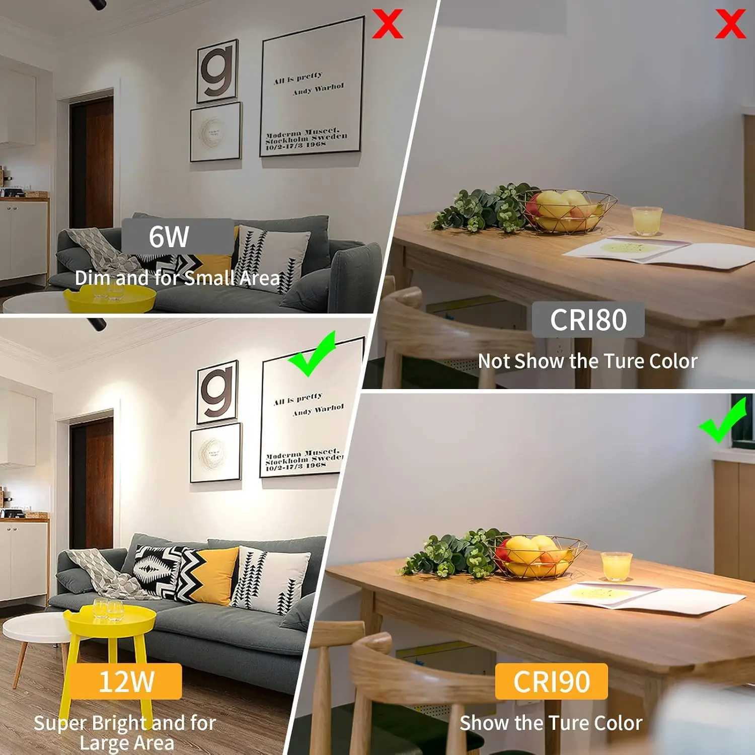 Set Led Track Light Fixture Track Lighting Wall Lamp Rail Spot Lights Led track rail Spotlight Clothing Shop Smart Home Lighting Z250312