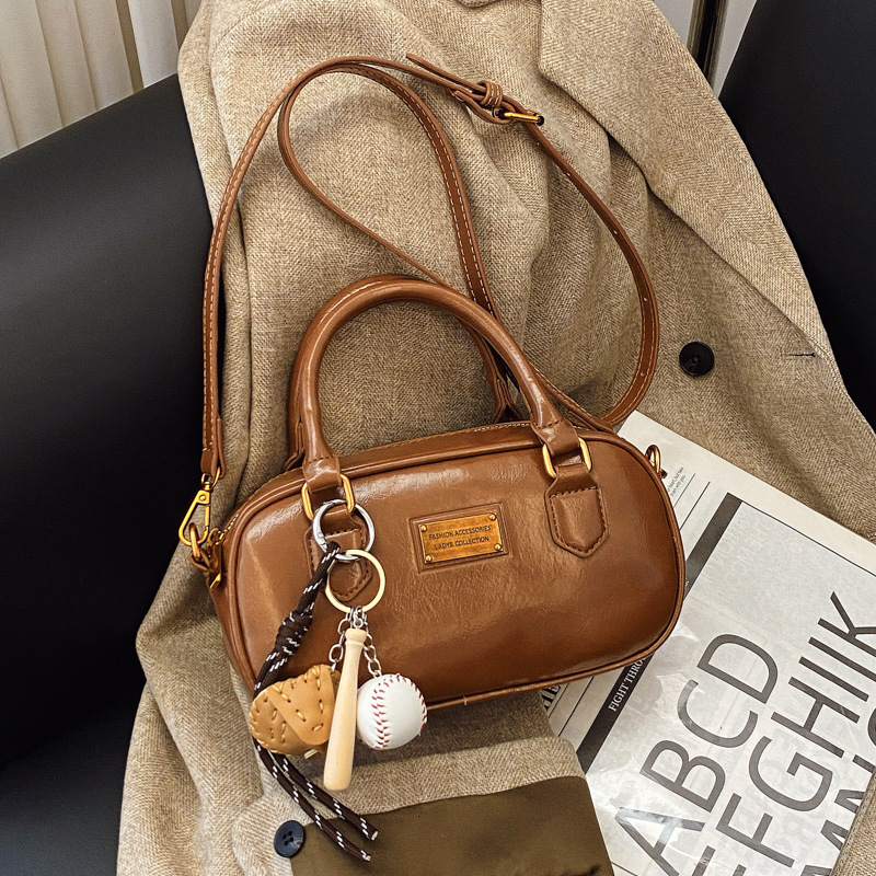 Bowling Korean Version Multifunctional Handbag 2025 New Large Capacity Storage Bag Fashion Designer Women s Commuting Shoulder Crossbody Bag Mini Hand