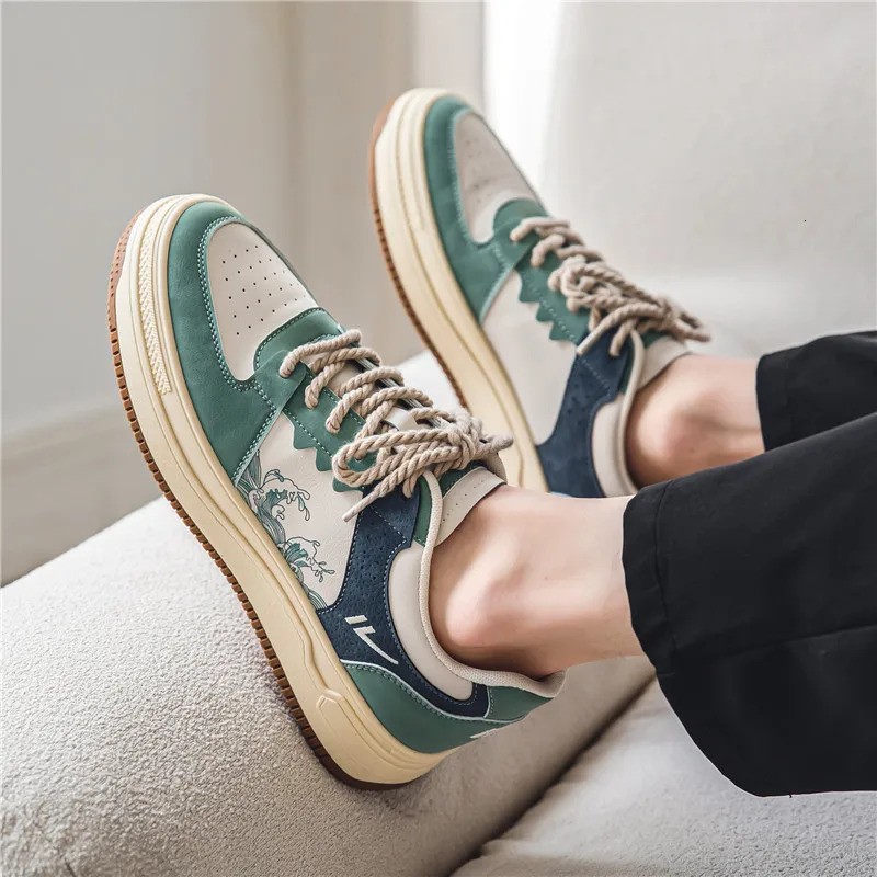 Original Mens Tennis Shoes Fashion Casual Men Shoes Gym Footwear Platform Cozy Skate Shoes In 250310
