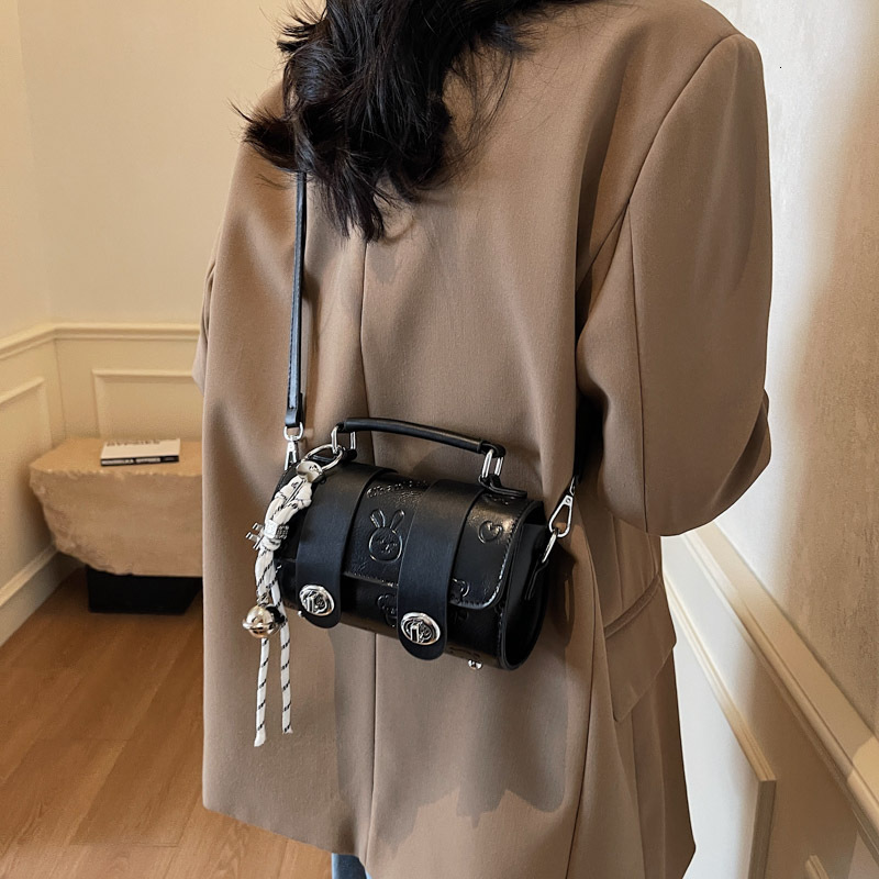 Cute Rabbit Printed Pattern Handbag 2025 New Women s Designer Fashion Underarm Bag Trendy High Quality Wallet Storage Bag Mini Crossbody Bag