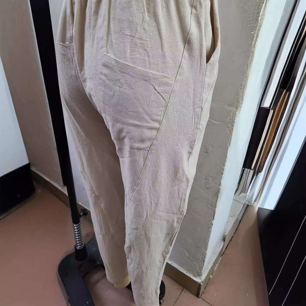 plus size loose casual sports pants, cotton en drawstring hip-hop lantern shorts, men's 2025 new style, chic and elegant clothing