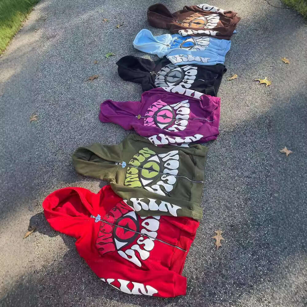dark style new autumn winter hip-hop hoodie zipper American sport men's and women's hooded sweatshirt