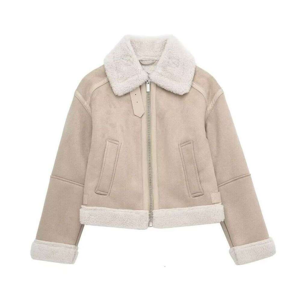 Y2k2023 Autumn New Collection Women's Double Sided Short Style Solid Color Loose Clip