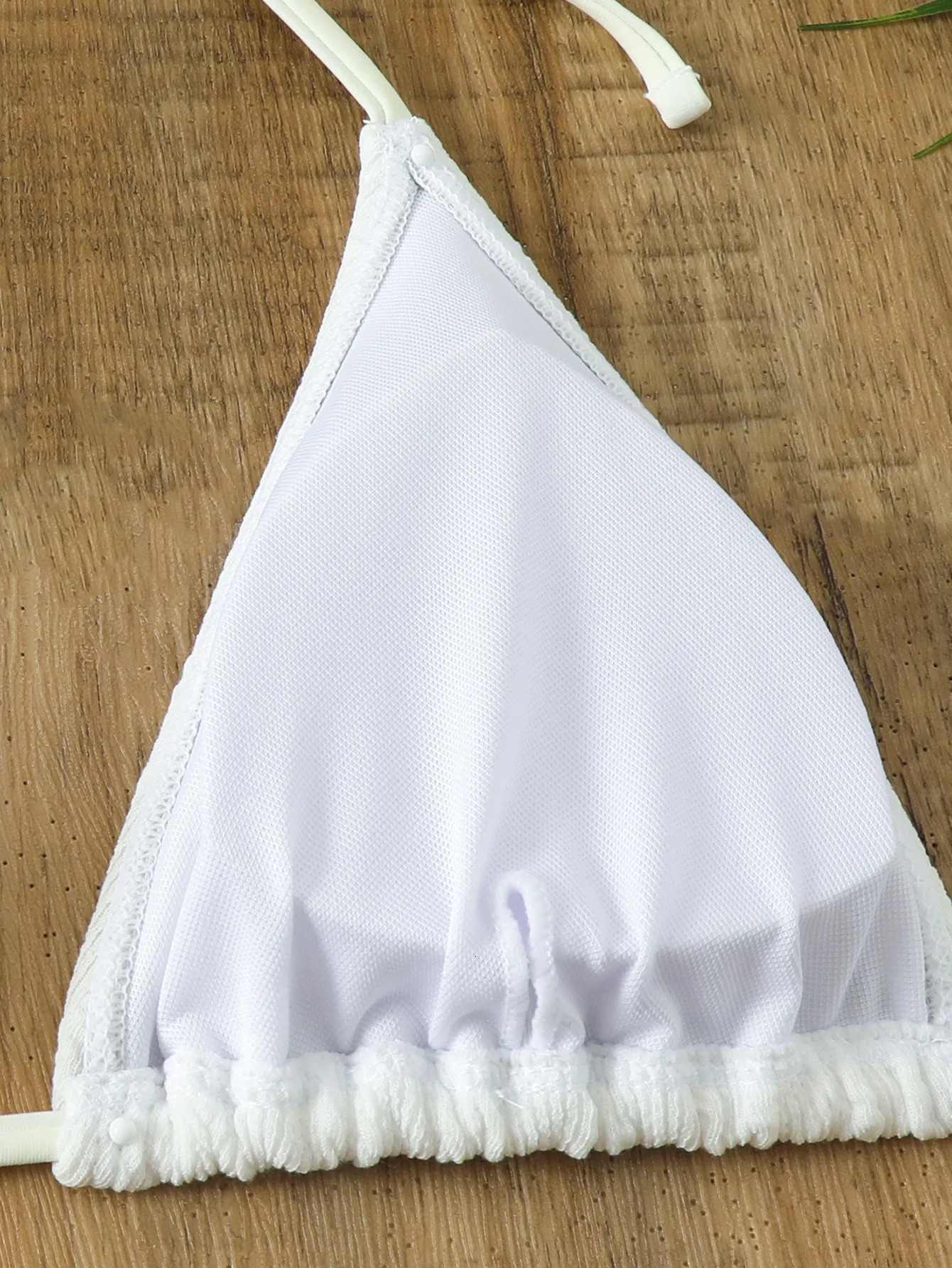 Sexy White String Bikini Women Swimsuit Female Swimwear Thong Set Brazilian Beachwear Bathing Suit Triangle 250310