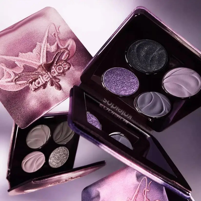 Kaleidos Glitter Eyeshadow Makeup Palette 4Colorful High Pigmented Shimmer Glitter Eye Shadow Make Up Pallet Gift Set 250306