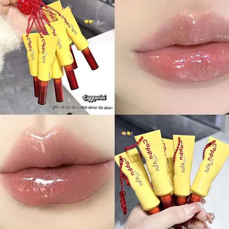 Mirror water liquid lipstick crystal jelly lipstick gloss moisturizing sexy lipstick lip gloss makeup lasting Korean cosmetics W250312