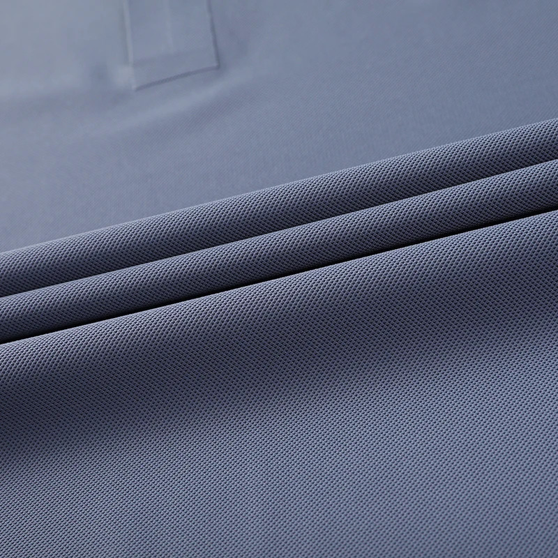 Ice silk ed polo shirt summer collar elastic Tshirt Korean fashion short sleeved business casual mens clothing 250312