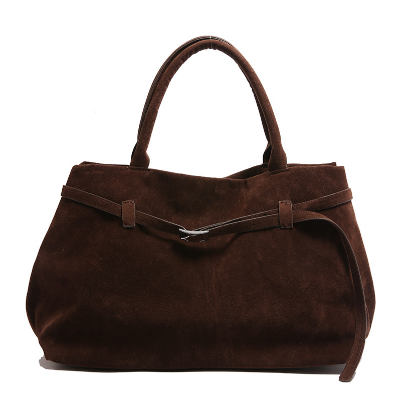 Large Capacity Storage Bag Fashionable Multifunctional Suede Handbag Trendy Designer High end Women s Shoulder Bag Crossbody Bag Light Luxury Wallet A