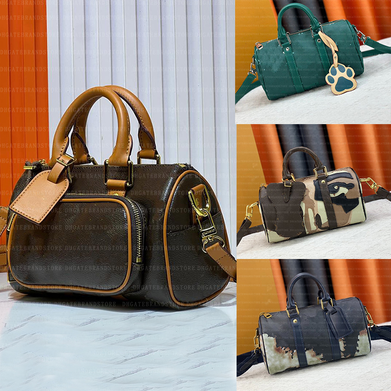 New Top Famous Designer Women's Bag KEEPALL 25 Single Man Bags Totes Bags Shoulder Portable Diagonal Portable Travel Bag