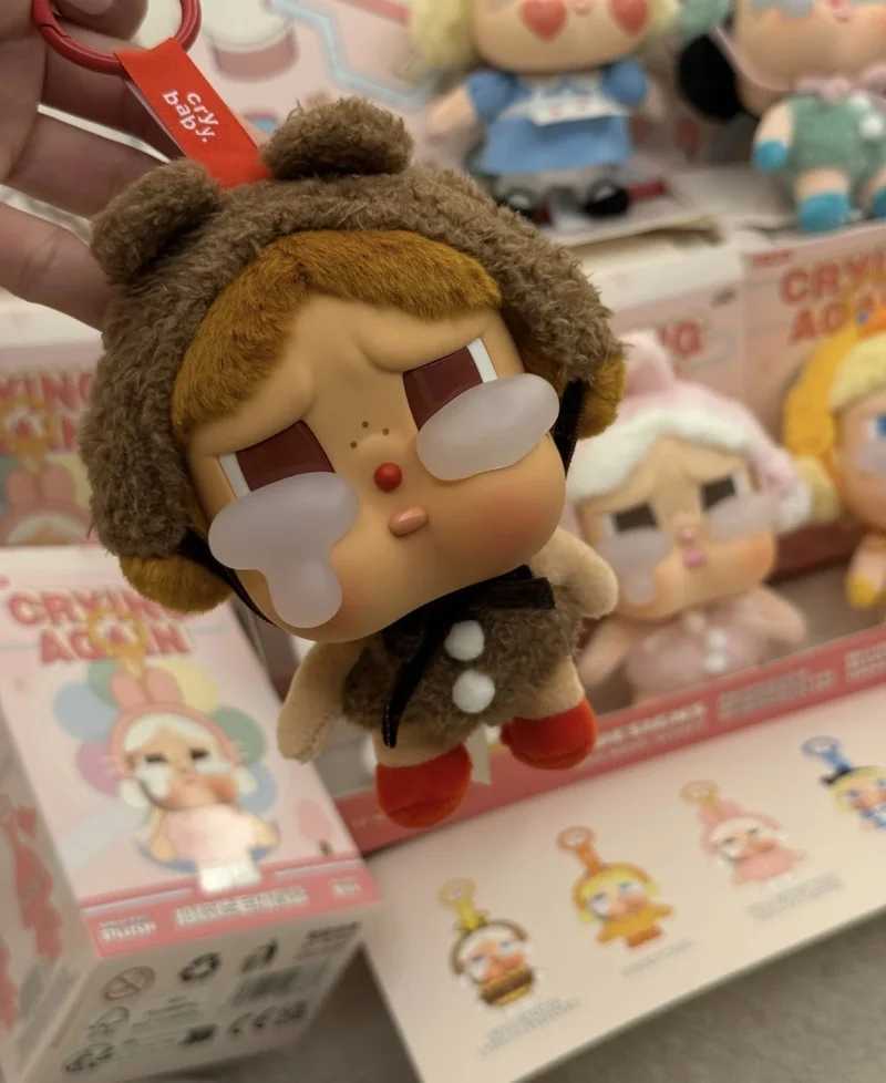 Cry Baby Vinyl Face Plush Blind Box Crying Again Series Doll Toy Mystery Bag Animal Bag Pendant Keychains Doll Presents X250312
