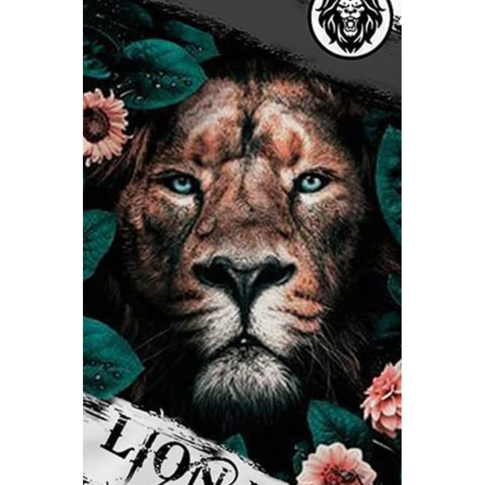 Mens T shirt Men's 3D Digital Print Dominant Lion Head Pattern T-Shirt, Viking Summer Loose Casual Short Sleeve tee Casual tops summer clothes