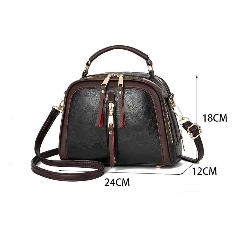 Alligator Pattern Women's Handbag Fashion Designer Shoulder Messenger Ladies Pu Leather Shell Bag Bolsas Feminina