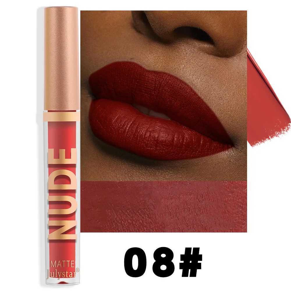 Waterproof makeup lipstick 0 color lipstick sexy velvet matte red lipstick easy to stain durable and fadeless cosmetics W250312