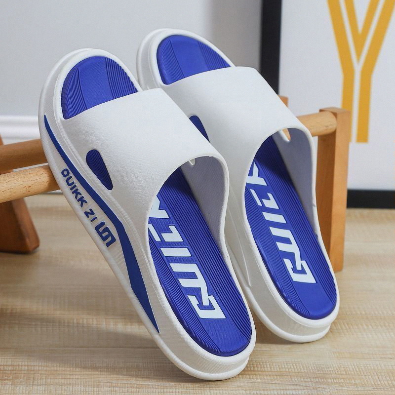 Men home slippers free Shipping Designer soft khaki on thick soles women men slippers Green black Khaki white blue white black sales.