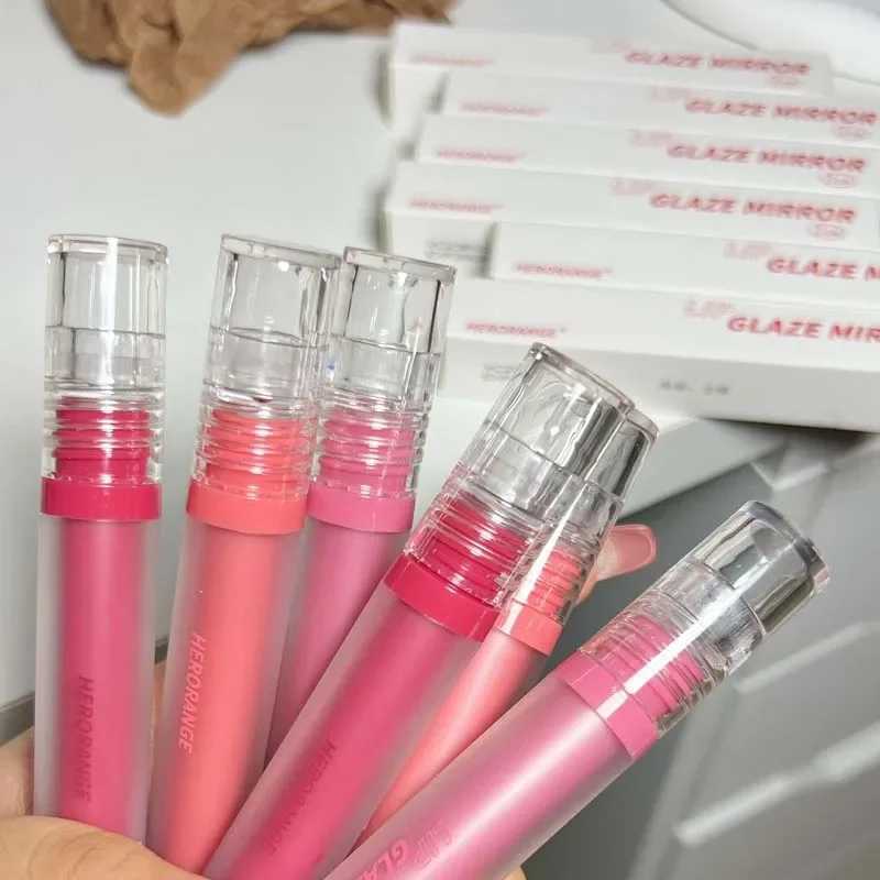 6 color mirror dye lip gloss moisturizer transparent liquid lipstick waterproof durable red lip color Korean cosmeticsXJ250312
