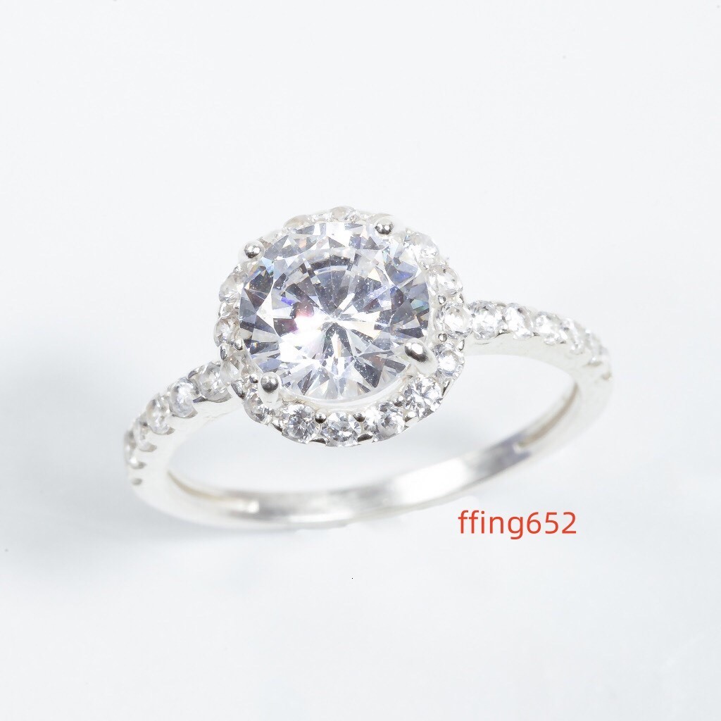 Wholesale Trendy Moissanite Rings for Women 925 Silver With Ruby Cubic Zirconia Stone and Diamond Fashionable Gemstone Jewelry